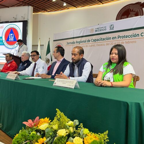 Realiza IMSS jornada regional de capacitación en materia de Protección Civil en Oaxaca