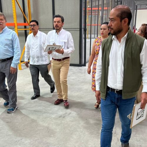 Supervisan instalaciones del Almacén IMSS Bienestar en Oaxaca