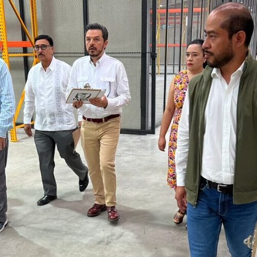 Supervisan instalaciones del Almacén IMSS Bienestar en Oaxaca