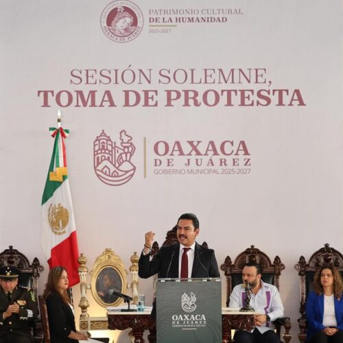 Ray Chagoya Asume la Presidencia Municipal de Oaxaca de Juárez para el Periodo 2025-2027