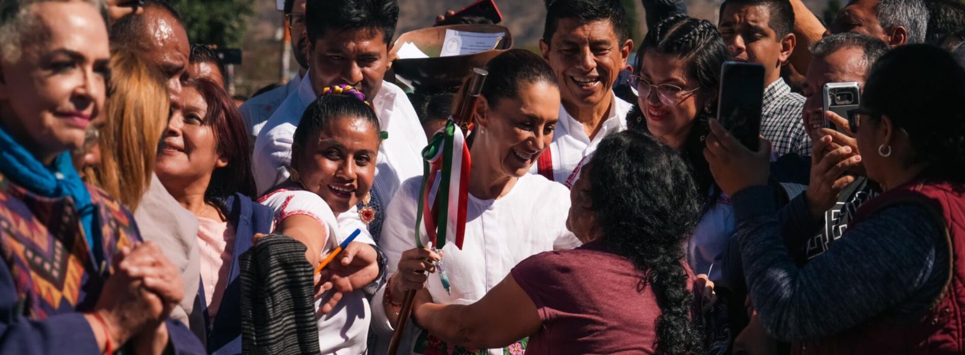 Claudia Sheinbaum anuncia importantes proyectos durante su visita a Oaxaca