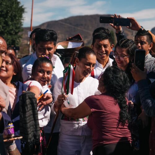 Claudia Sheinbaum anuncia importantes proyectos durante su visita a Oaxaca