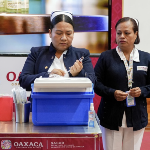 Salud de Oaxaca refuerza vacunación contra el sarampión con “dosis cero” para menores de un año